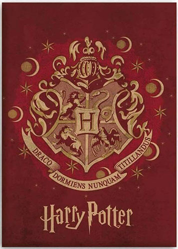  Coperta in Pile Harry Potter Hogwarts Rossa