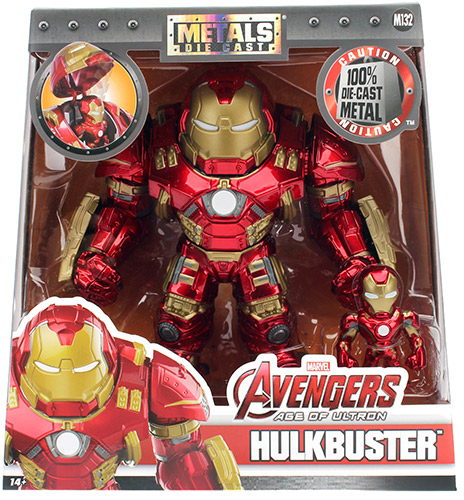 JADA Iron Man Armatura Hulkbuster 15cm + Iron Man Die-Cast