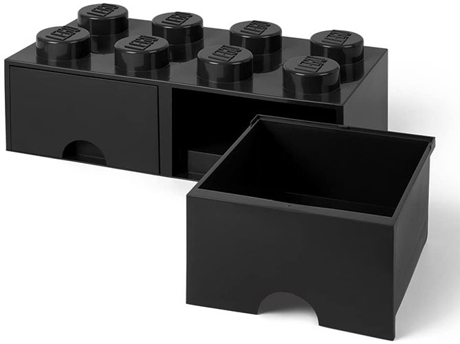 Contenitore LEGO Brick Cassetto 8 Black