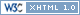Valid XHTML icon